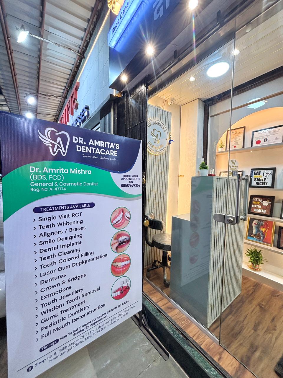 Dr Amrita Dentacare Clinic Entrance